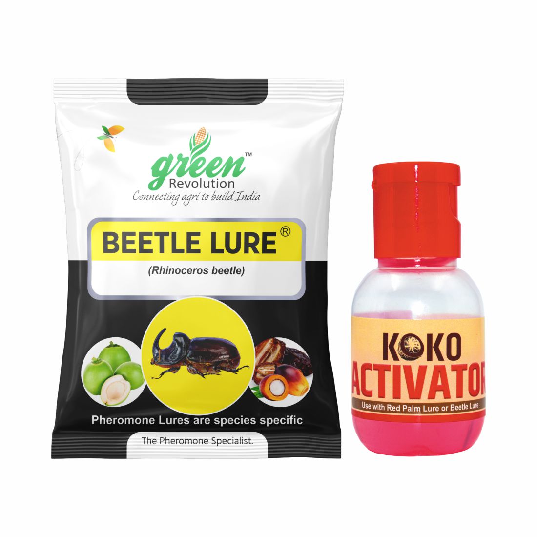 Beetle Lure Rhinoceros beetle - Pack of 4