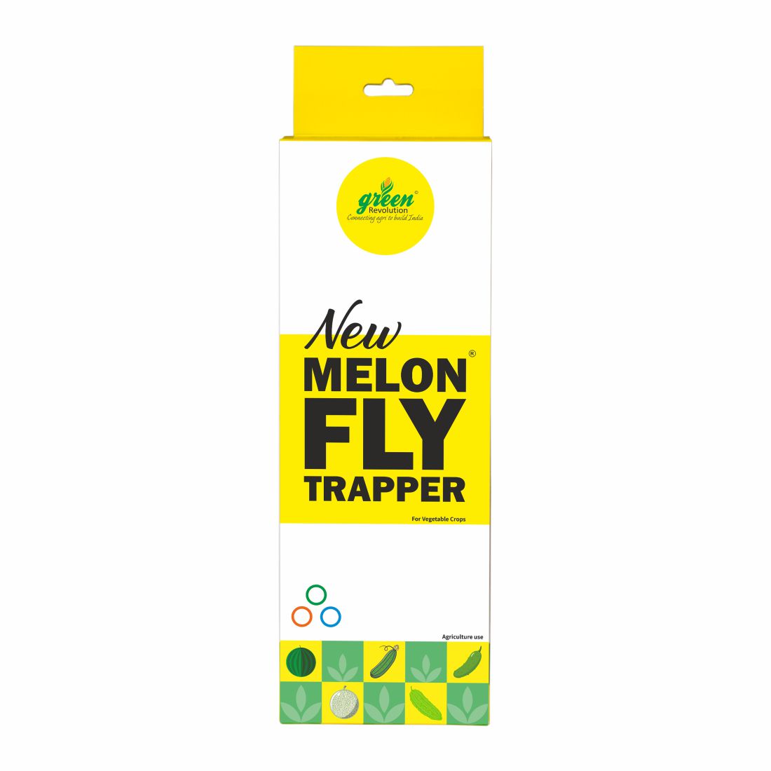 New Melon Fly Trapper, 10 Melon Fly Lure with 10 TRI TRAP complete set for a one-acre